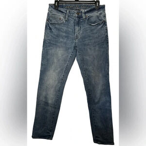 American Eagle men’s next level flex straight leg jeans sz 30x30 Euc 012
